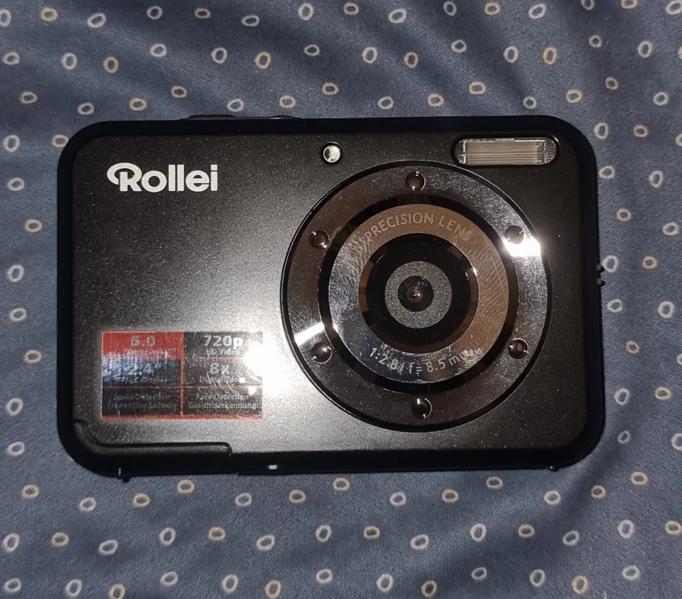 Rollei Compactline 52 5,0 MP Digitalkamera - Schwarz - Bild 3 von 4