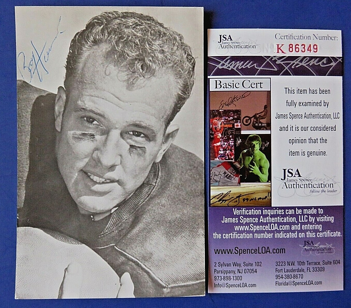 Paul Hornung Autographed Signed Green Bay Packers 3.5x5.5 POSTCARD Football HOF ~ JSA k86349 