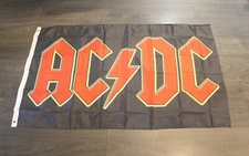 AC/DC Banner Flag 3x5  Heavy Metal Rock Band Fan Decor Man Cave CD Record