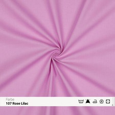 Baumwollstoff Uni 100% Baumwolle Popeline TEXStandard 100 Meterware viele Farben