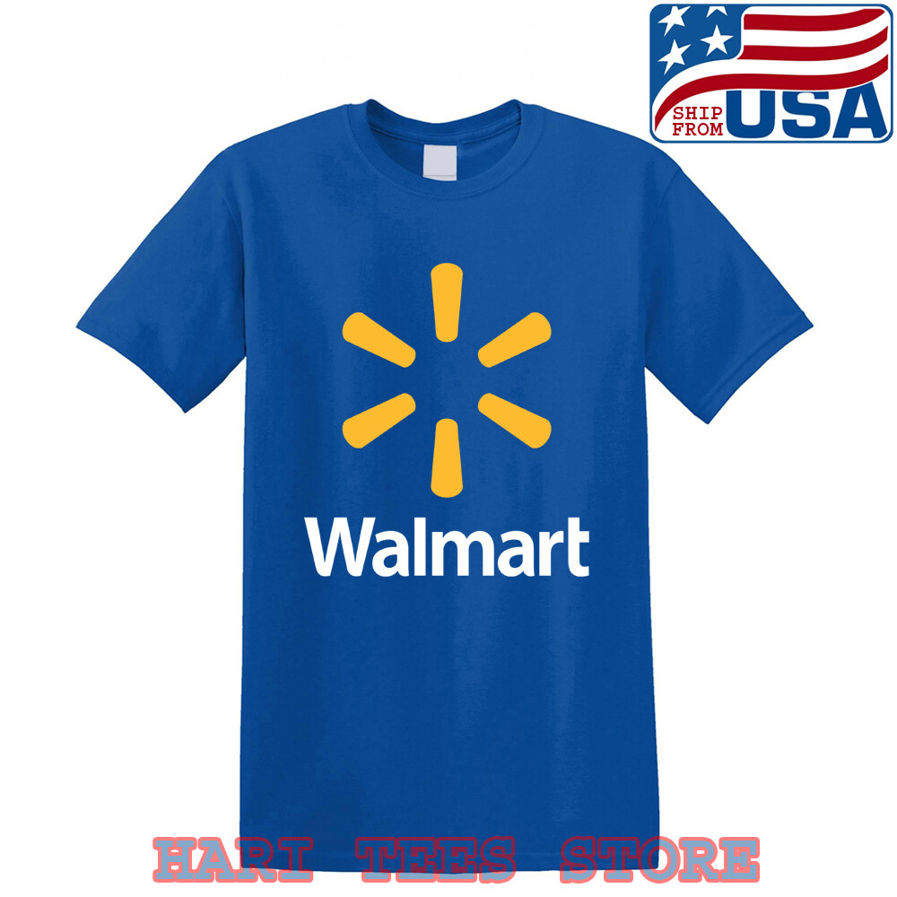 Walmart Store Men's Royal Blue Size S to 5XL