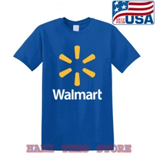 Walmart Store Men's Royal Blue Size S to 5XL
