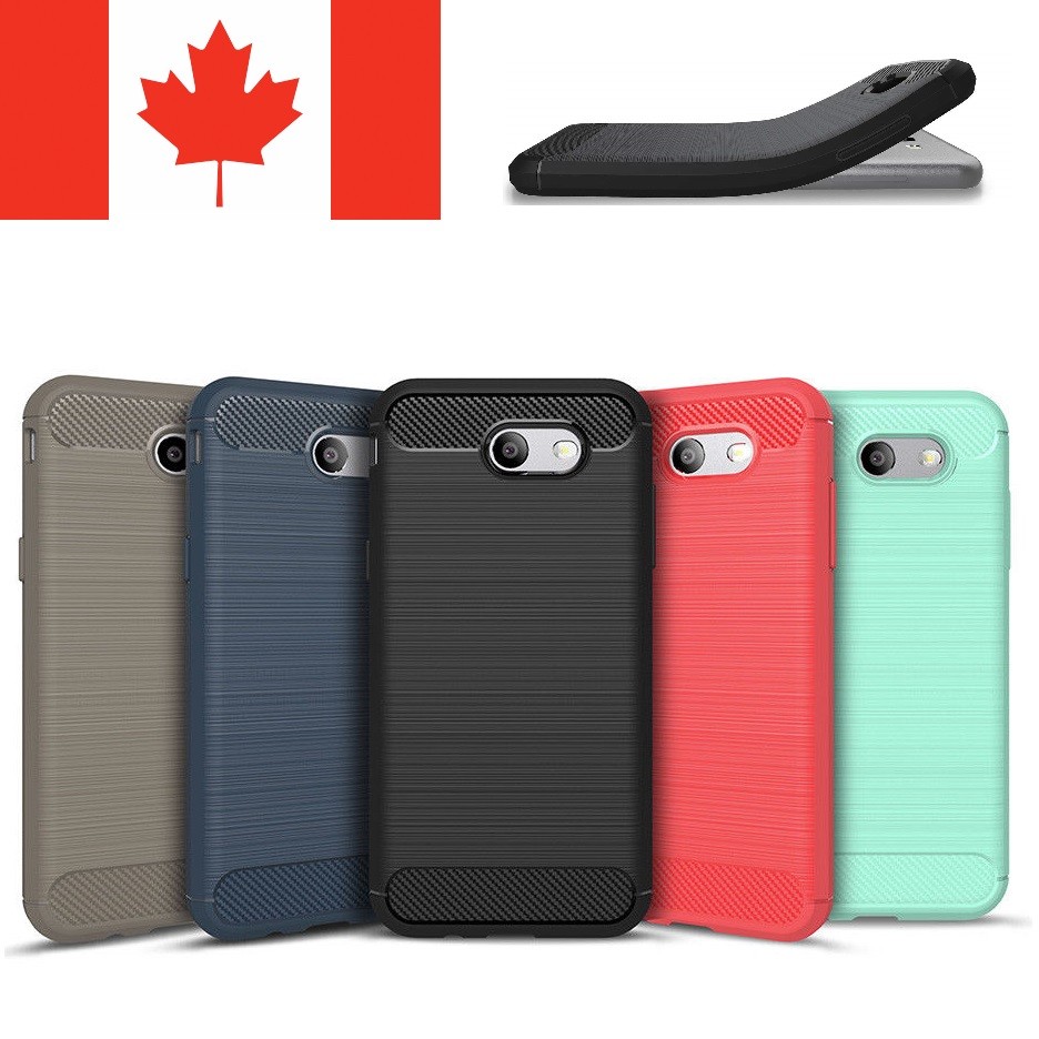 For Samsung Galaxy J3 Prime J3 2016 Case Shockproof Carbon Fiber TPU  Cover