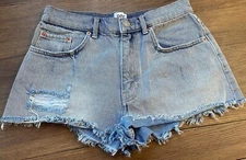 BDG Urban Outfitters Midrise Essential Short Distressed Cutoff 28 FREE SHIPPING