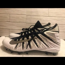 Nike Grip Alpha Menace Football Cleats Sz 16 New wo Box white and navy