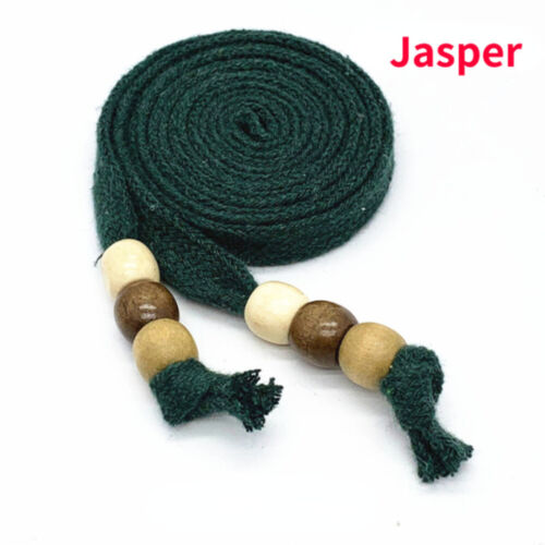 Wooden Beaded Cotton Drawstring Cord Replacement Rope for Hoodie Pants Rope Tape - Picture 17 of 42
