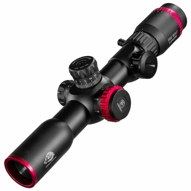 QZ 2.5-8X28 FFP Hunting Rifle Scopes Optical Double Reticle Sight Red/Green - Image 2 of 4
