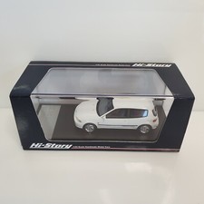 Rare Hi-Story 1991 Honda Civic SiR-II Hatchback 1/43 Frost White