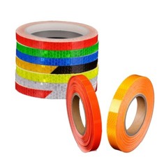 1 Rollo Cinta Reflectante Exterior Impermeable Reflectante Advertencia Cinta Reflector...