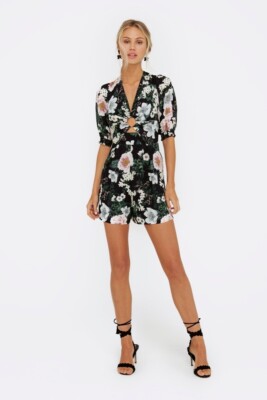 Sheike Size Ava Floral Playsuit Australia