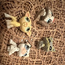 Littlest Pet Shop LPS Dog Figure Lot of 4