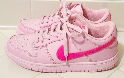 Nike Dunk Low Triple Pink Women's Size 8 / GS Size 6.5Y