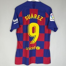 CAMISETA LOCAL FC BARCELONA 2019 2020 NIKE AUTÉNTICA EDICIÓN JUGADOR #9 SUAREZ