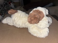 RARE HTF Jellycat Tumblie Biscuit Dog Plush Stuffed Animal 14" Retired US30