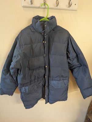 Vintage Holubar Boulder CO usa blue Down Puffer Jacket Medium 
