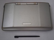 Nintendo DS Original Console NTR-001 with Stylus Titanium Silver - Tested Works