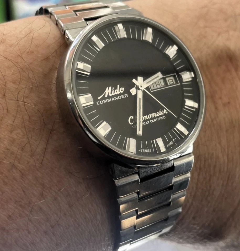 TOP MIDO Commander 8679 CHRONOMETER DAY/DATE AUTOMATIK Swiss Made COSC - Bild 4 von 4