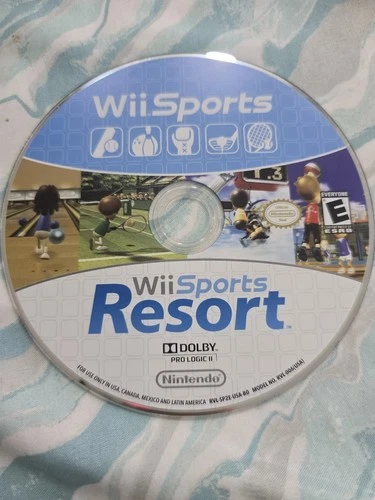 Wii Sports & Wii Sports Resort - 2 in 1 Combo Disc Only Nintendo Wii Tested
