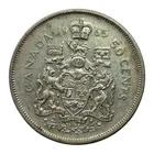 1965 Canada Silver Half Dollar Coin 800 Fine Silver Below Melt Au