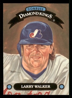 1993 Donruss Diamond Kings #DK6 Larry Walker