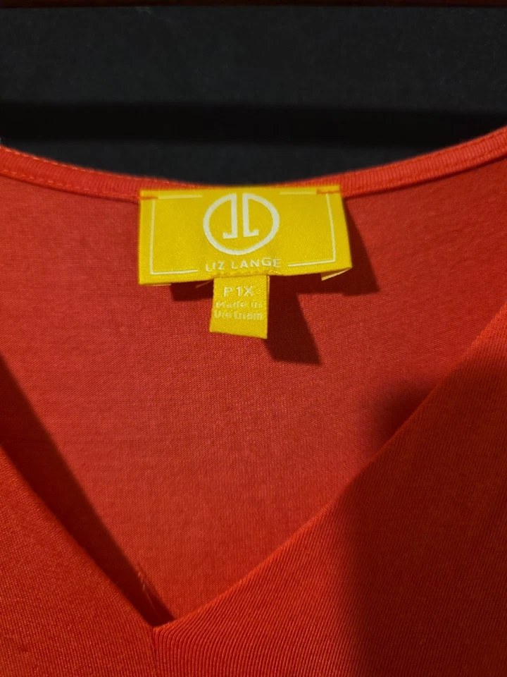 Vestido vintage rosa Liz Lange para mujer 1x Foto 2 de 2