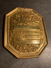 authentique plaque garde particulier Napoléon III