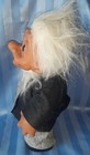 Thomas Dam 13 Inch Grandpa Troll Doll White Hair Beard Rare 1977 Black Jacket — photo 8