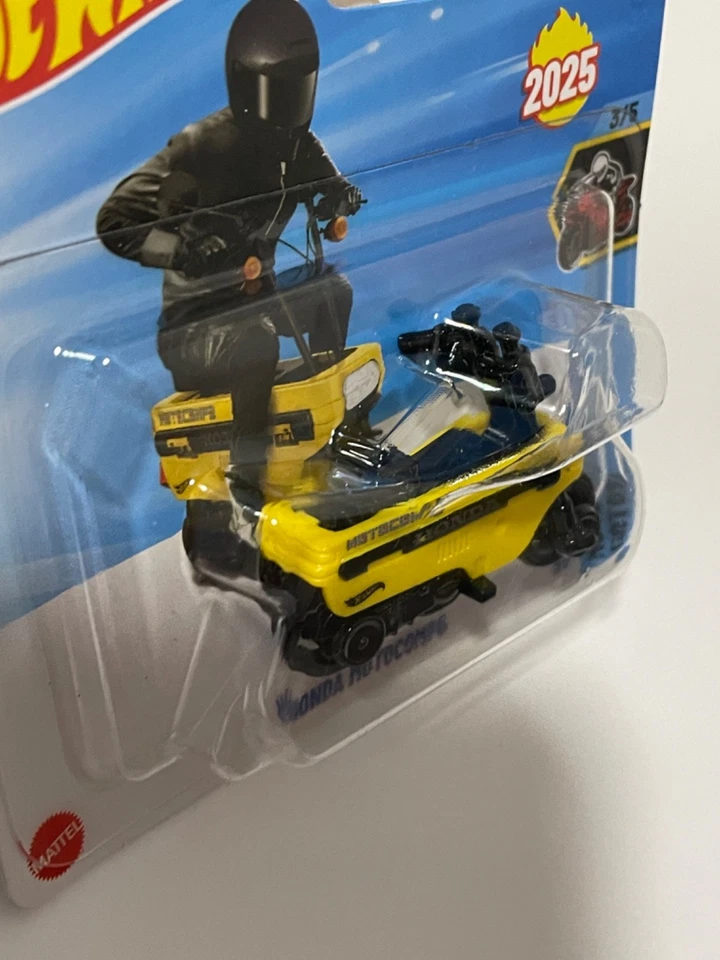 Hot Wheels Honda Motocompo Gelb Schwarz 181/250 2025 3/5 HW Moto Motorrad - Bild 3 von 4