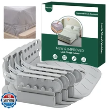 WEXFFU Bed Sheet Holders for Corners Keep Sheets Firm and Tight, Heavy Duty M