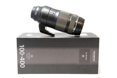 Olympus OBIETTIVO 100-400MM F5-6.3 IS PER MFT KOMPLETT WIE NEU