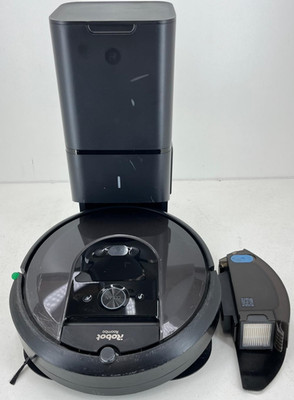 iRobot Roomba i7+ Robot Vacuum + Mop with Self-Emptying Base- *Very Scratched*