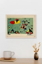 JOAN MIRÓ ORIGINAL SIGNED PRINT, INCLUDES COA & $3,500 APPRAISAL.