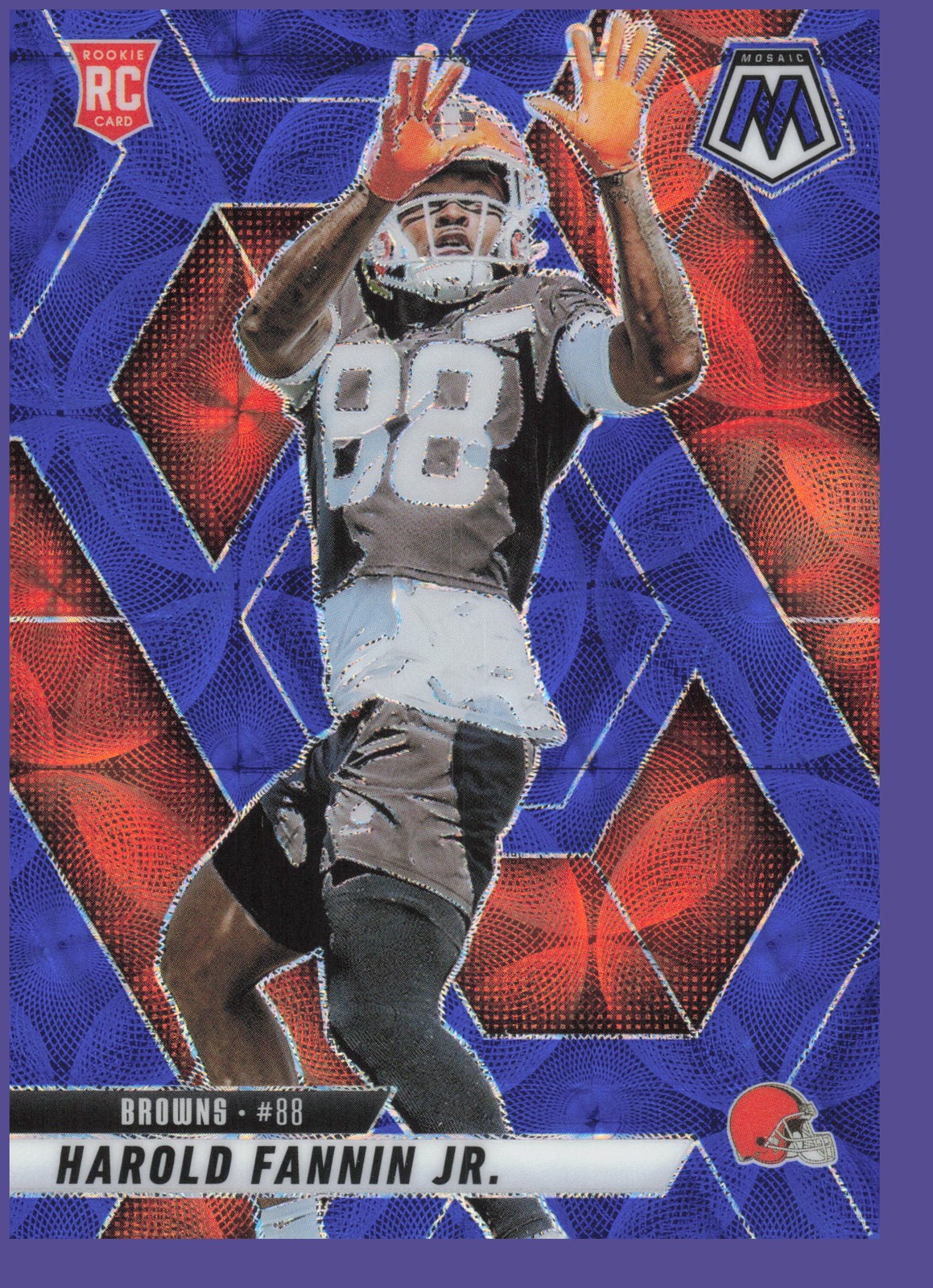 2025 Panini Mosaic #384 Harold Fannin Jr. Blue Scope