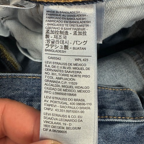 Levis 550 Mens Relaxed Fit Jeans W32 L34 Medium Wash Denim - Picture 4 of 5