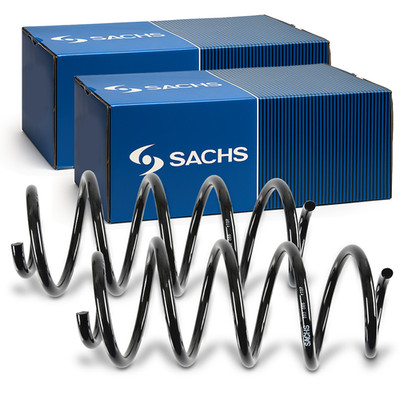 2x SACHS FAHRWERKSFEDER VORNE passend für VW GOLF 5 6 CADDY 3 SKODA YETI
