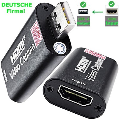 4K Video Capture Card HDMI auf USB 1080P Live Video Streaming Game Recorder NEU