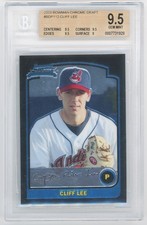 CLIFF LEE 2003 BOWMAN CHROME DRAFT 1ST #BDP112 BGS 9.5 GEM MINT PHILLIES 