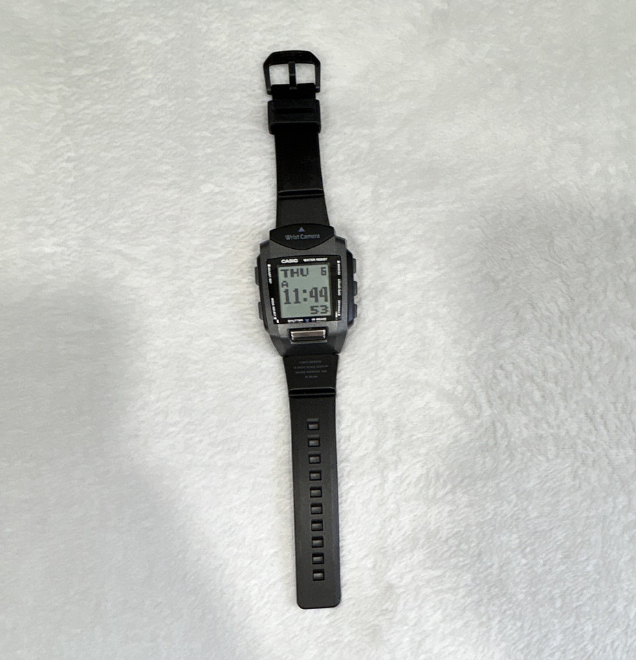 The Casio WQV-1 was the world's first wrist camera watch — a genuinely wild Y2K-era gadget that actually took photos on your wrist before smartphones existed.