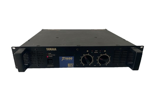 YAMAHA P1600 2 channel 160w per 400w max Power Amplifier with manual - Picture 1 of 10