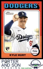 Kyle Hurt 2024 Topps Heritage High Number RC #609 Los Angeles Dodgers
