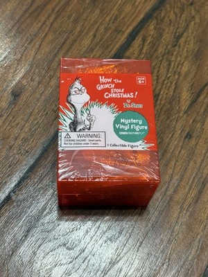 New How The Grinch Stole Christmas  Dr Seuss Mystery Vinyl Fig By Culture