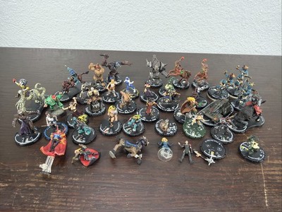 Wizkids Random Mage Knight And Marvel Lot Of 30+ Figures (ALL BROKEN)
