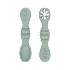 cozinester silicone spoon & Pre-Spoon,Baby Spoon Sell Feeding 6 Months Bendable