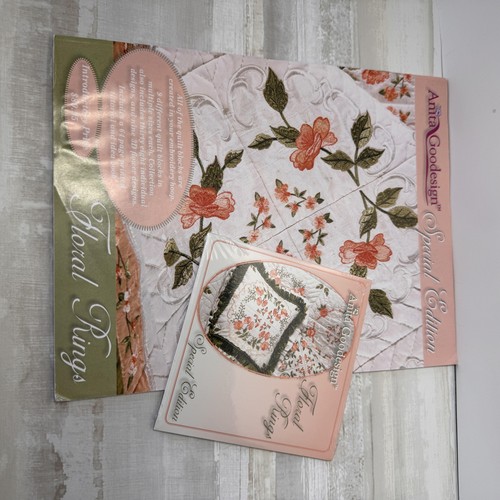 Anita Goodesign Floral Rings Special Edition Machine Embroidery CD 064AGSE