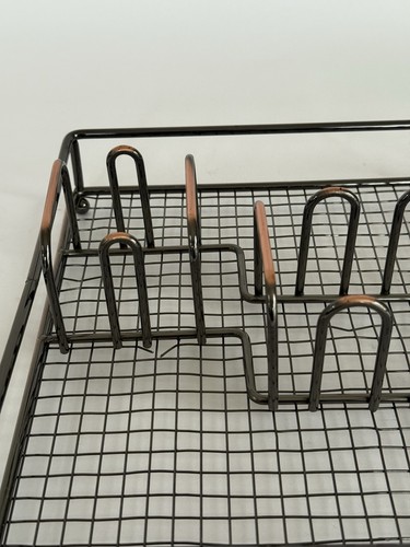 Cambridge Waylon Mirror Rustic Caddy kitchen utensil drawer organizer - Picture 4 of 11