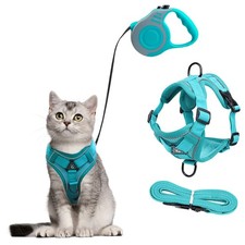 Cat Harness and Lead Set Escape Proof Kitten Harness with Retractable Cat Lead