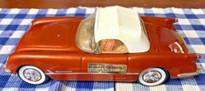 Jim Beam 1955 Black Corvette Collectible Decanter, rare Copper color w/orig box