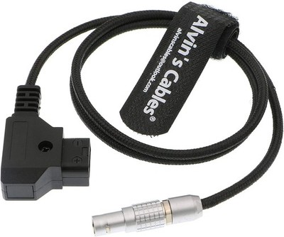 Alvin's Cables Flexible 2 Pin Male to D-tap Power Cable for Teradek, SmallHD ...