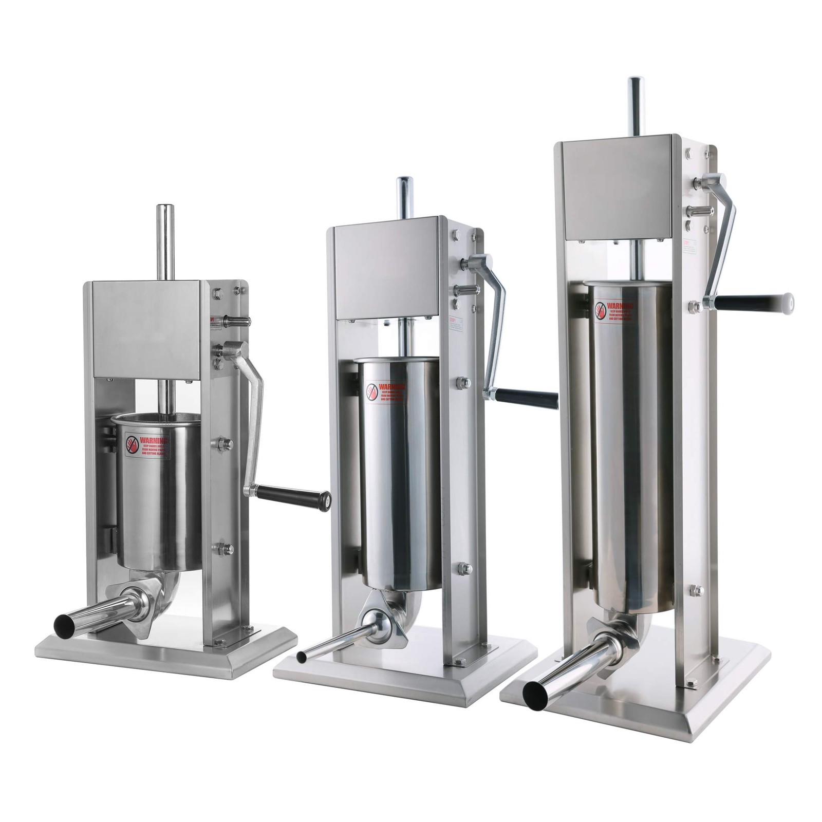 Stainless Steel Vertical Sausage Stuffer,Sausage Stuffer Machine,Sliver,Dual ...