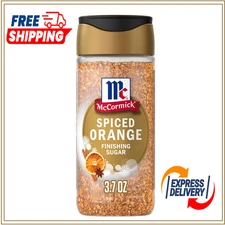 McCormick Finishing Sugar, Spiced Orange, Limited Edition  Cider, Tea, & 3.7 oz